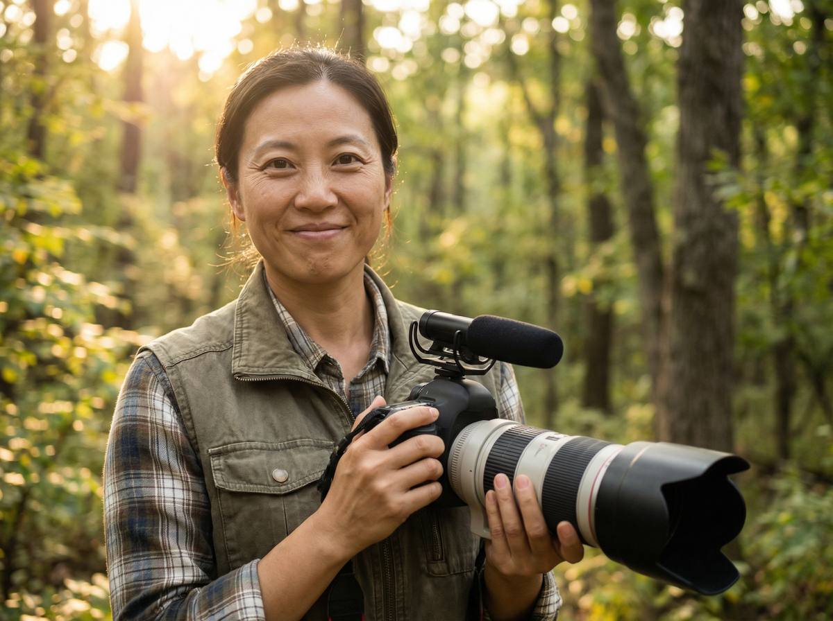 母狗园首席摄影师张晓雯 - 野生动物微距摄影专家